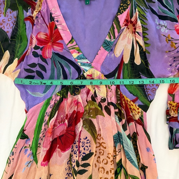 NWOT Farm Rio Amazonian Rainforest Ombré Maxi Dress - Picture 6 of 10